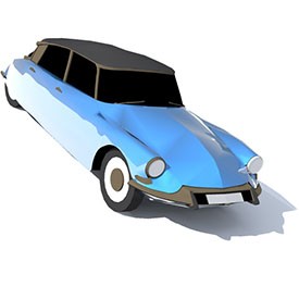 The Mentalist Citroen DS 3D Object | FREE Artlantis Objects Download